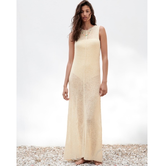 Zara Long Knit Dress NWT - Picture 5 of 12